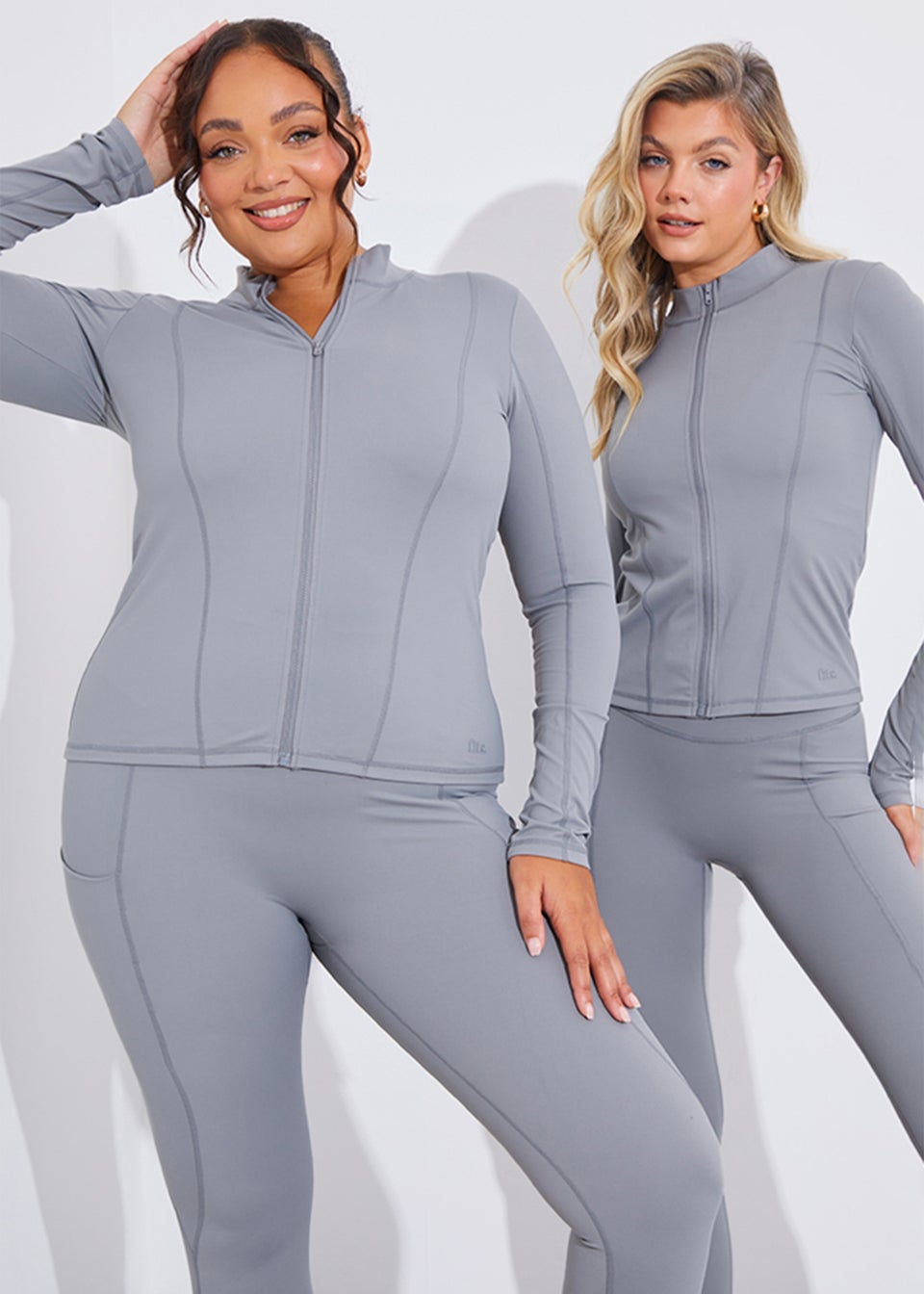 In The Style Grey Seam Detail Jacket