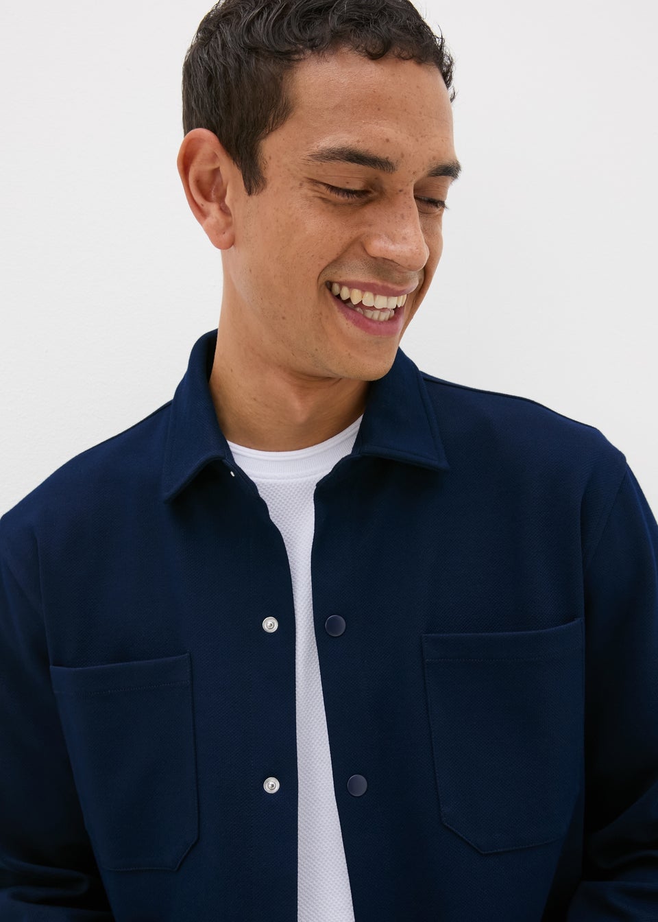 Navy Smart Shacket