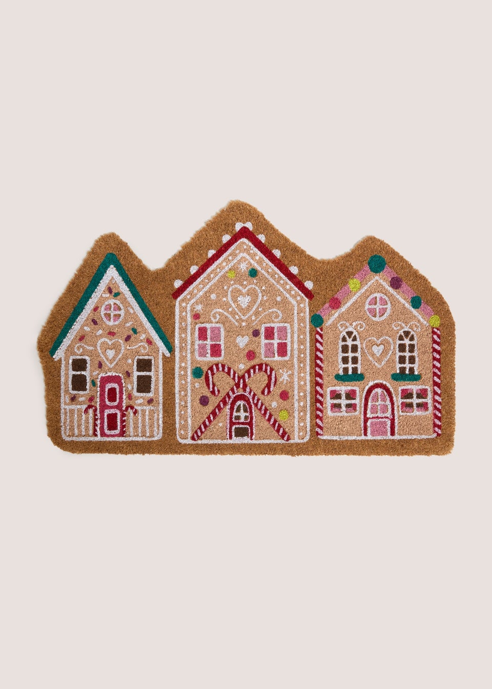 Christmas Gingerbread Doormat (75cmx45cmx1.5cm)