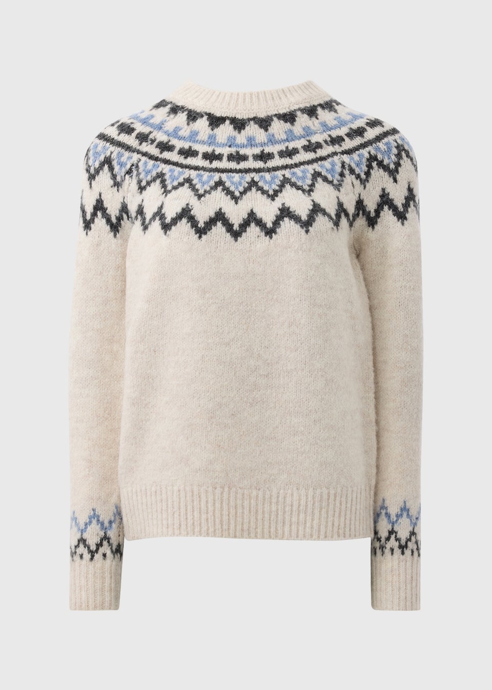 Cream fairisle jumper clearance