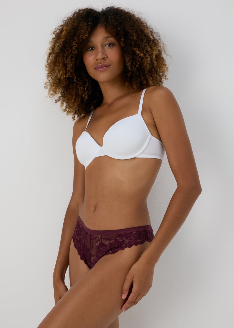 3 Pack Multicolour Lace Brazilian Knickers