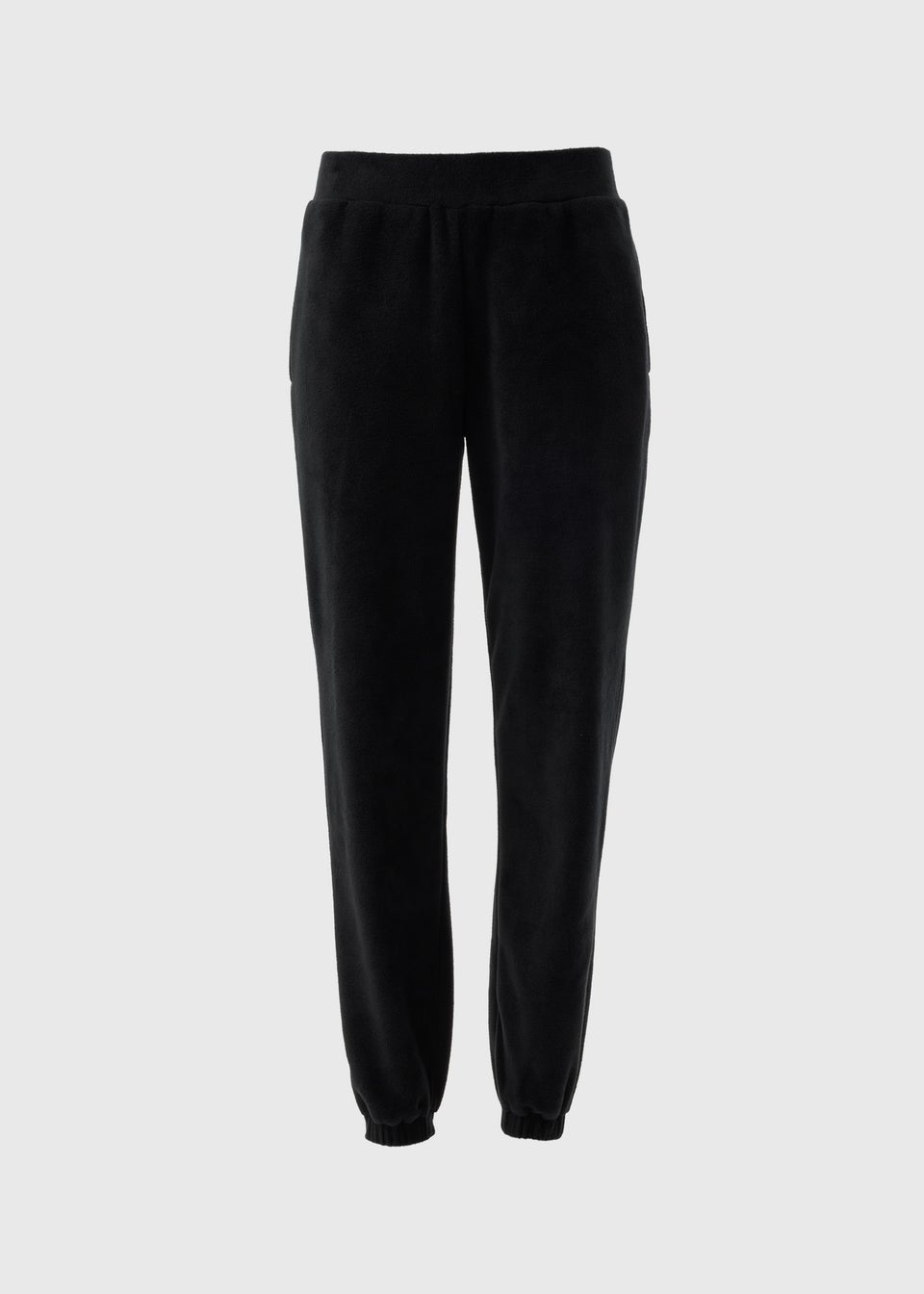 Black fleece bottoms online