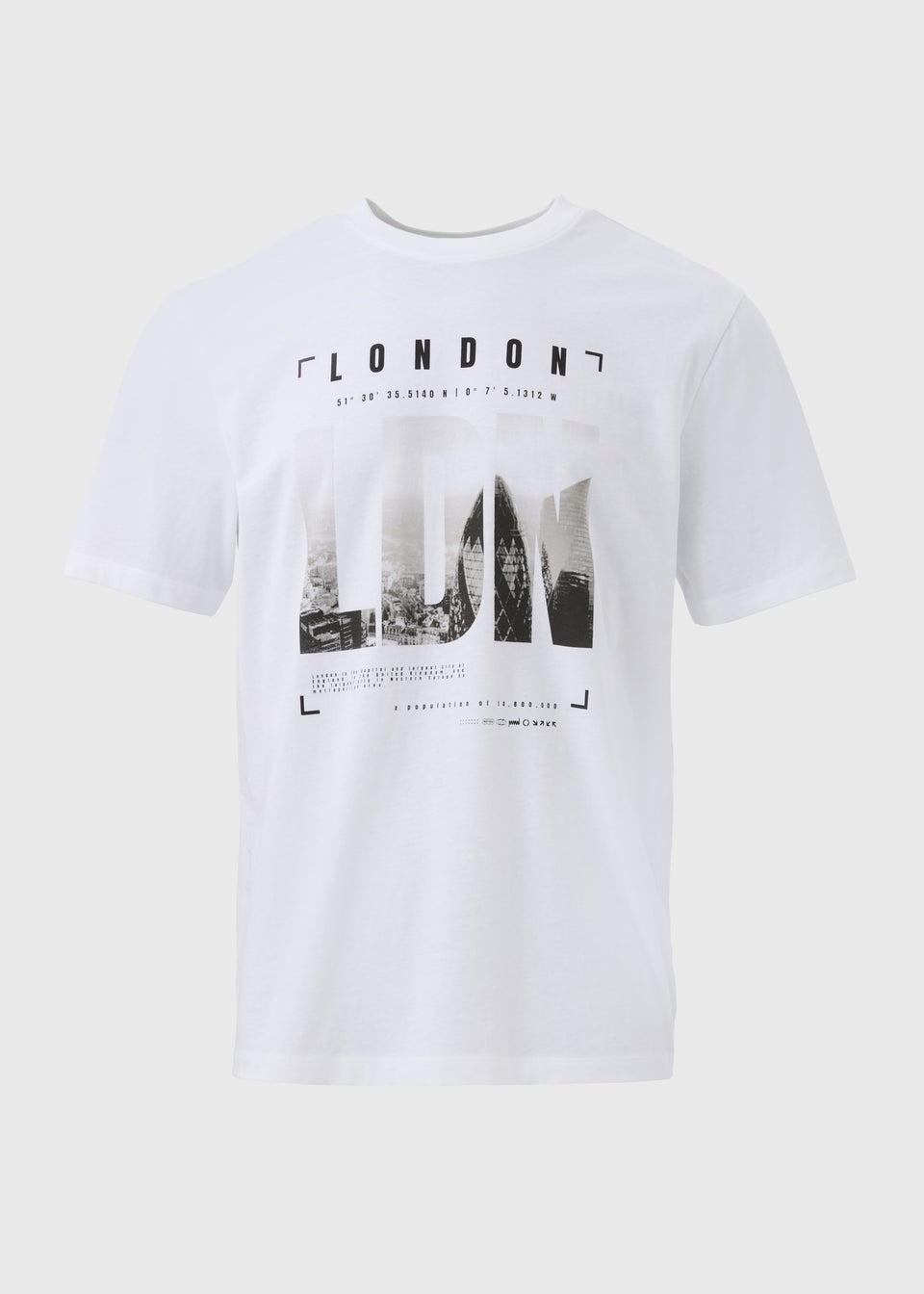 White London City Print T-Shirt