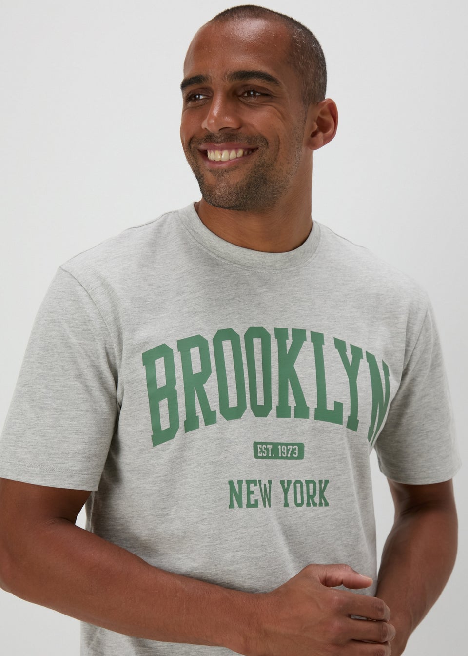Grey Brooklyn T Shirt
