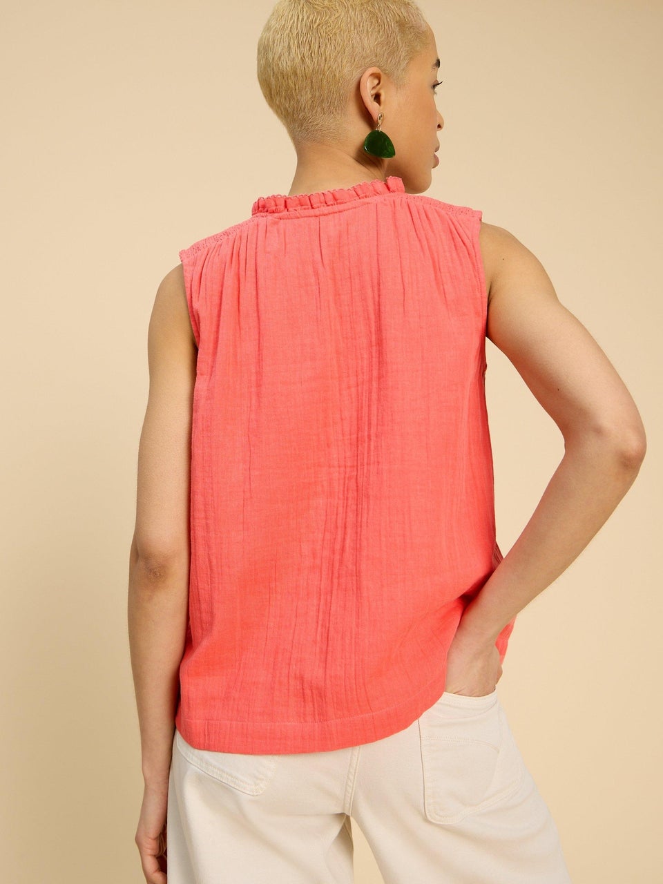 Lottie Ärmellose Bluse