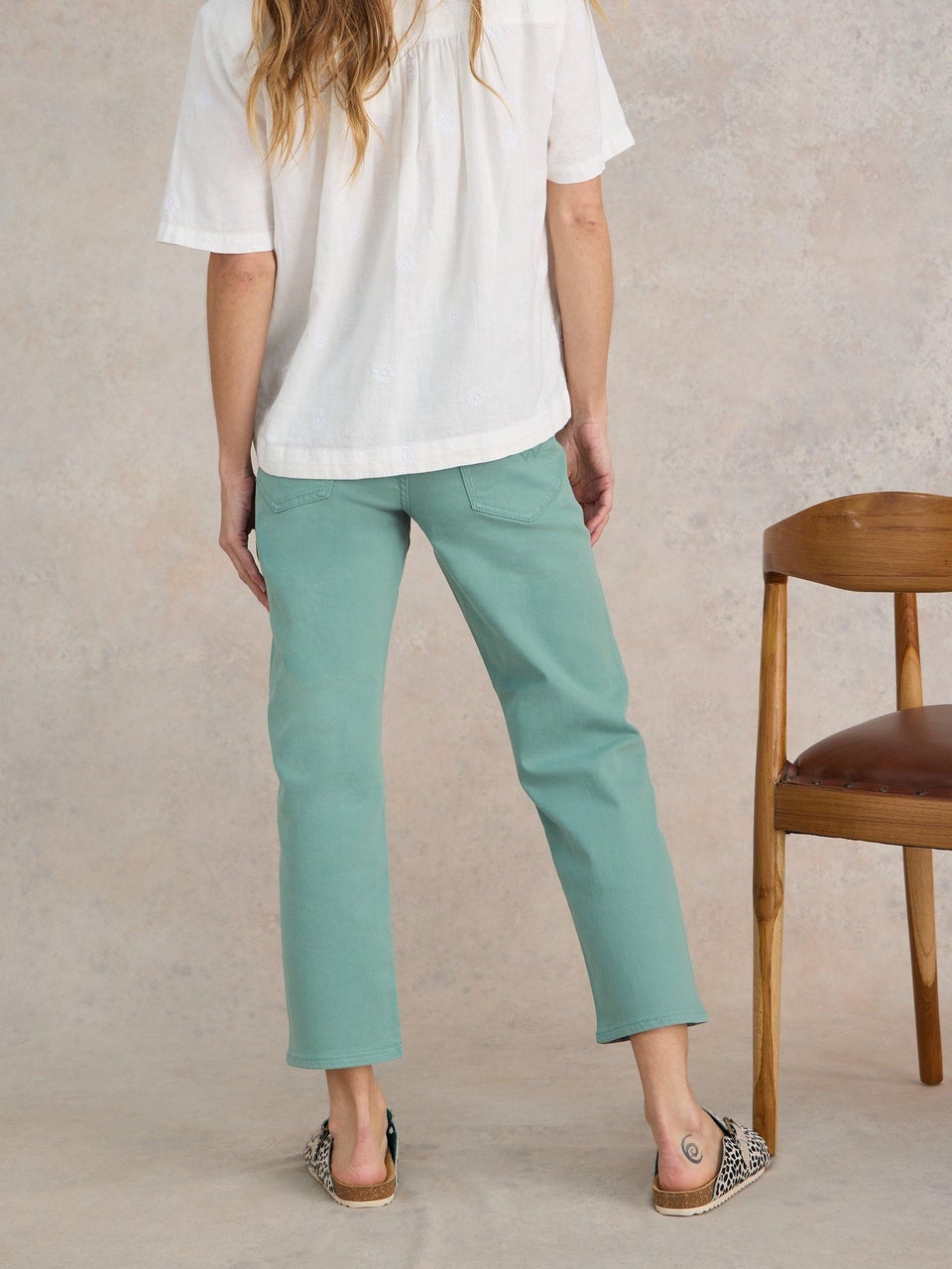 7/8-Jeans Blake mit geradem Bein