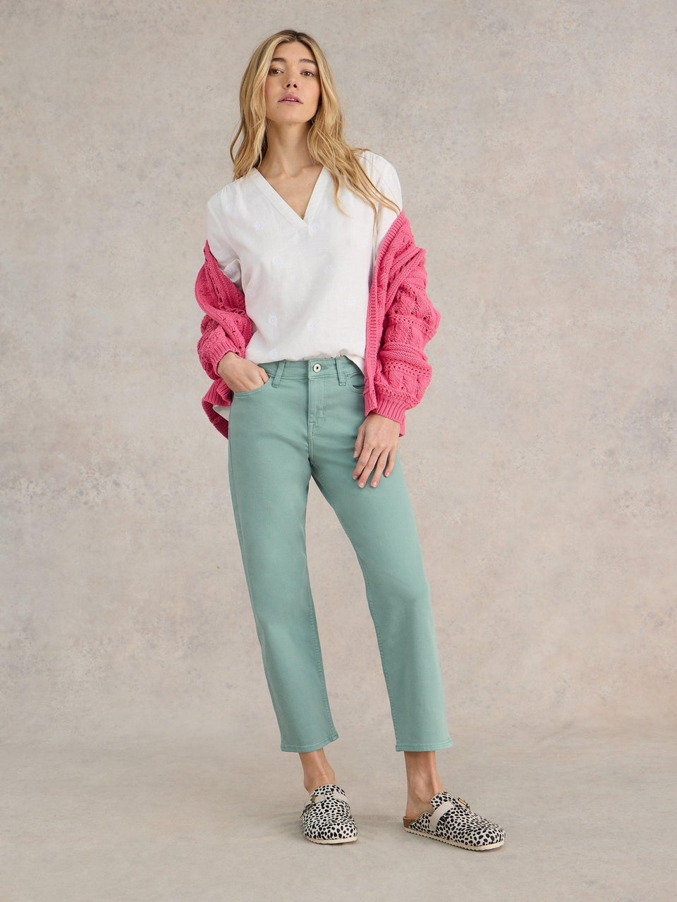 7/8-Jeans Blake mit geradem Bein