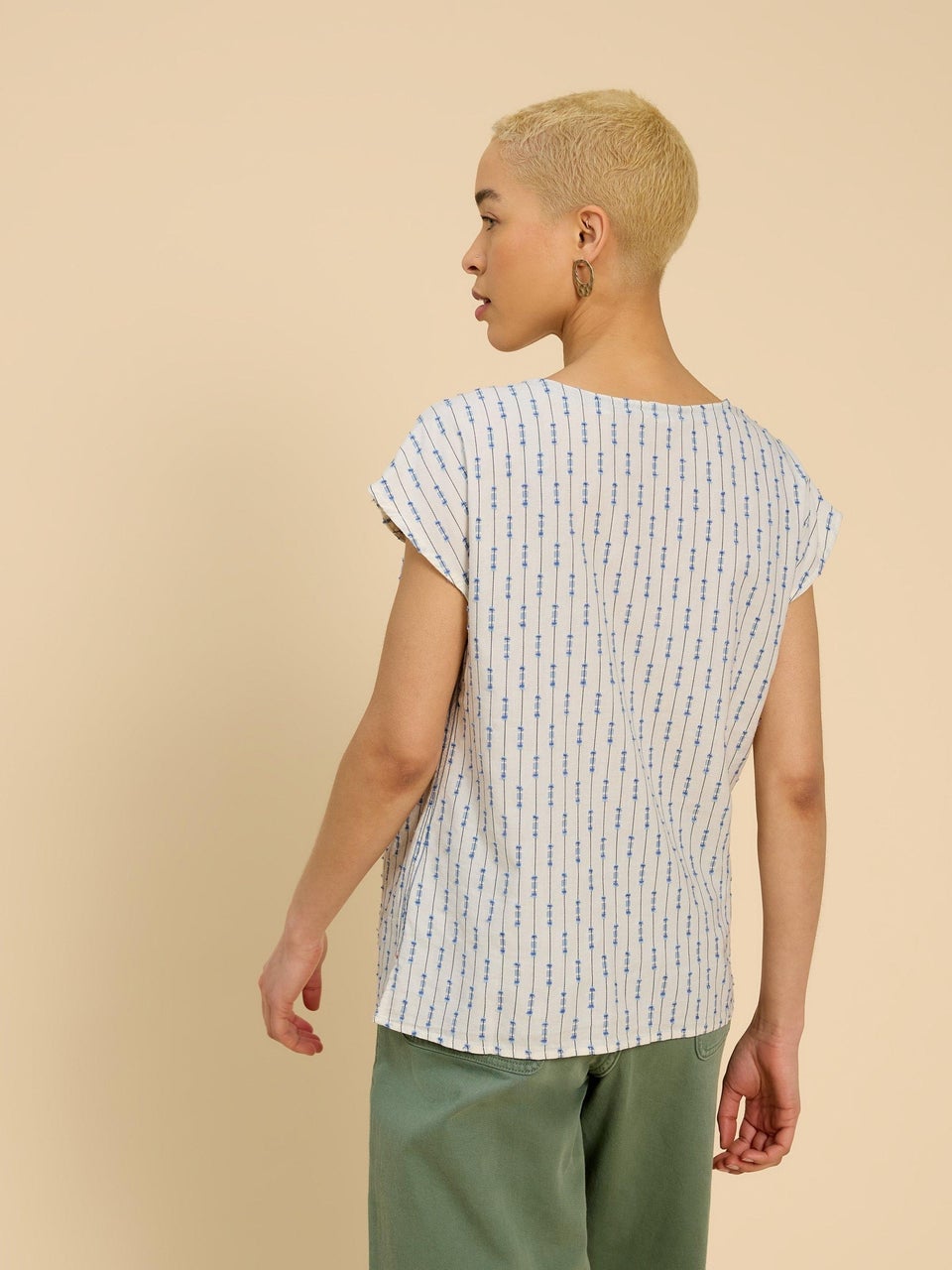 Ärmellose Bluse Rae aus Bio-Baumwolle