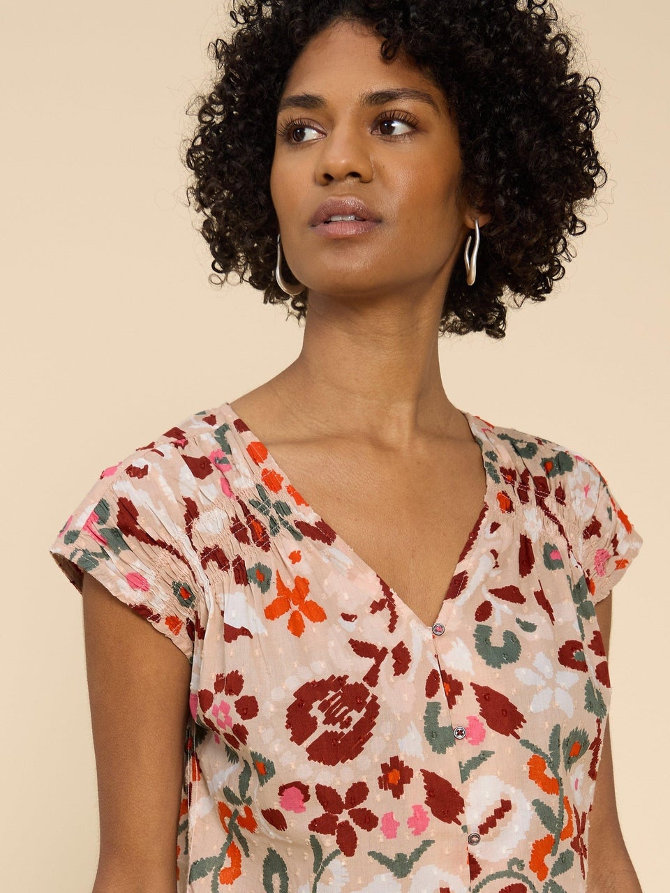 Ärmellose Bluse Rae aus Bio-Baumwolle
