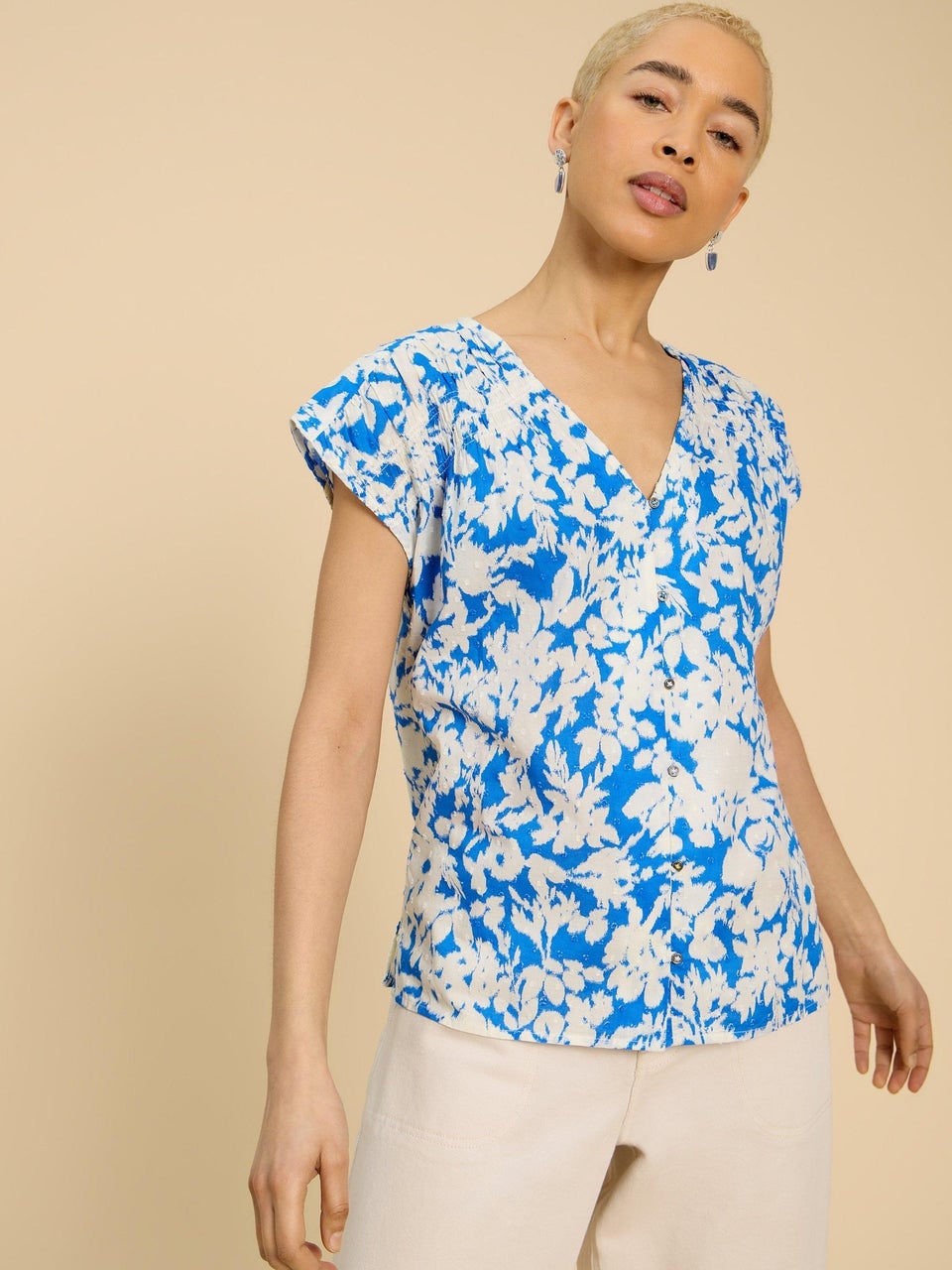 Ärmellose Bluse Rae aus Bio-Baumwolle