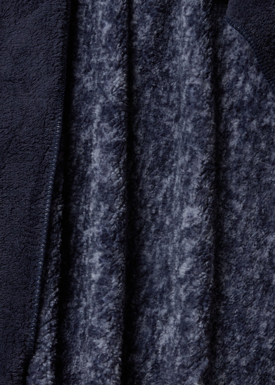 Blue Double sided Sherpa Throw