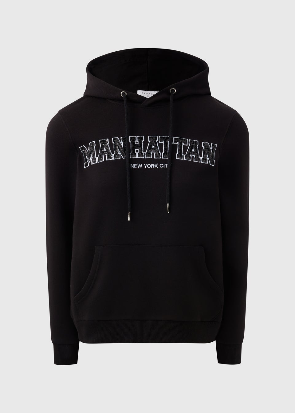 Black Sparkle Manhattan Hoodie