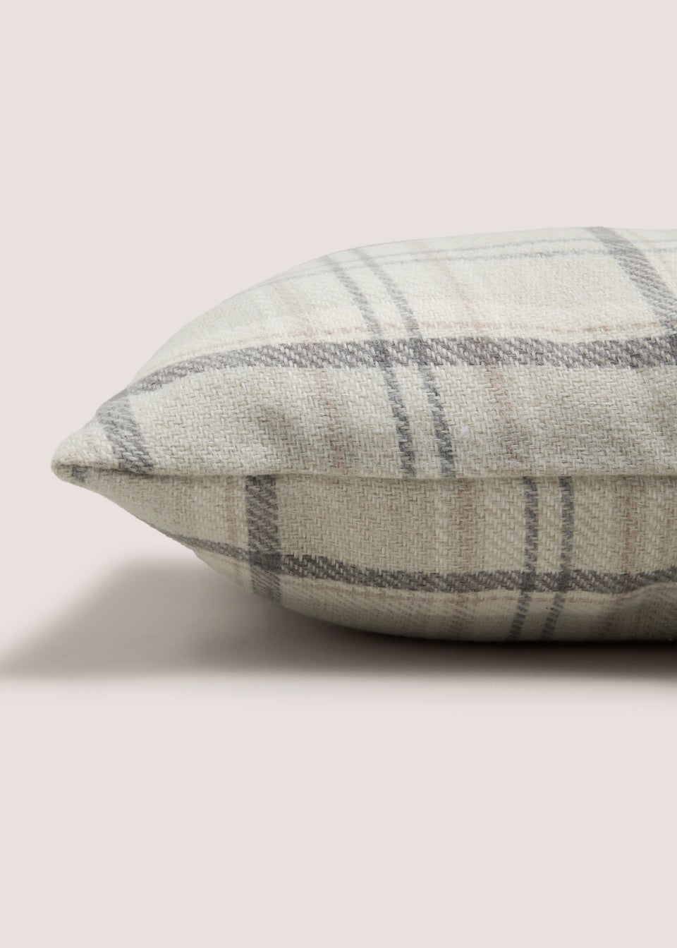Neutral Cottage Check Cushion
