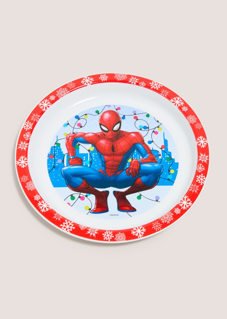 Xmas Spiderman Plate