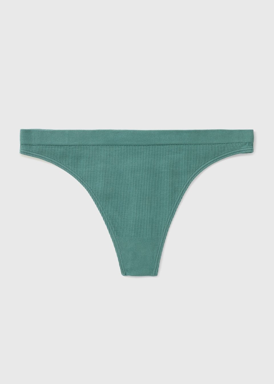 Green Seamless Thong Knickers