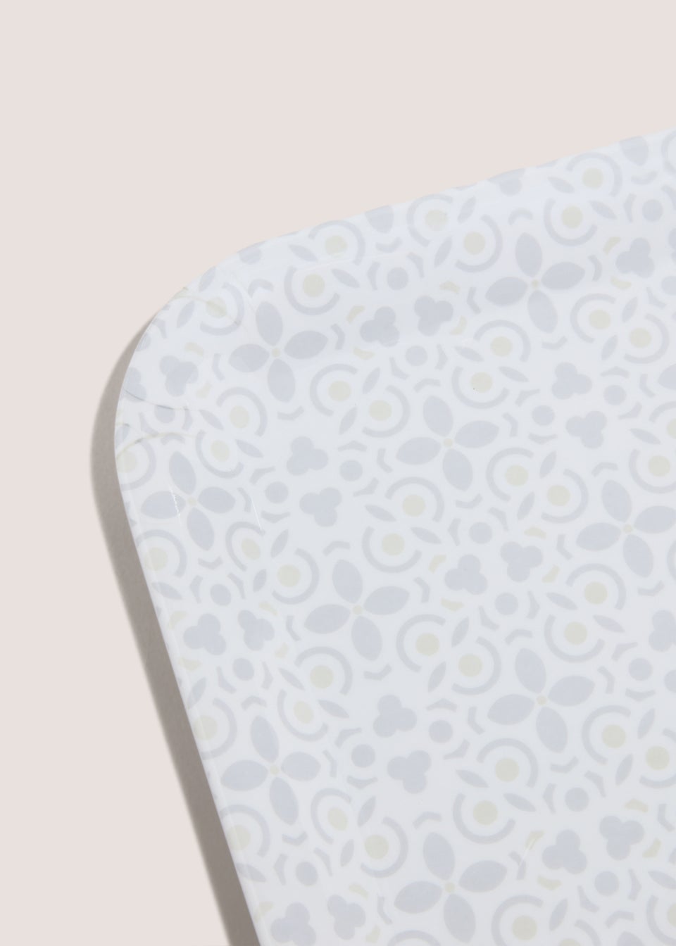 Grey Tile Tray