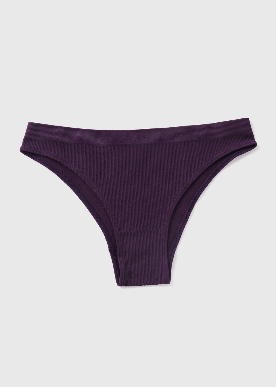 Purple Seamless Brazilian Knickers