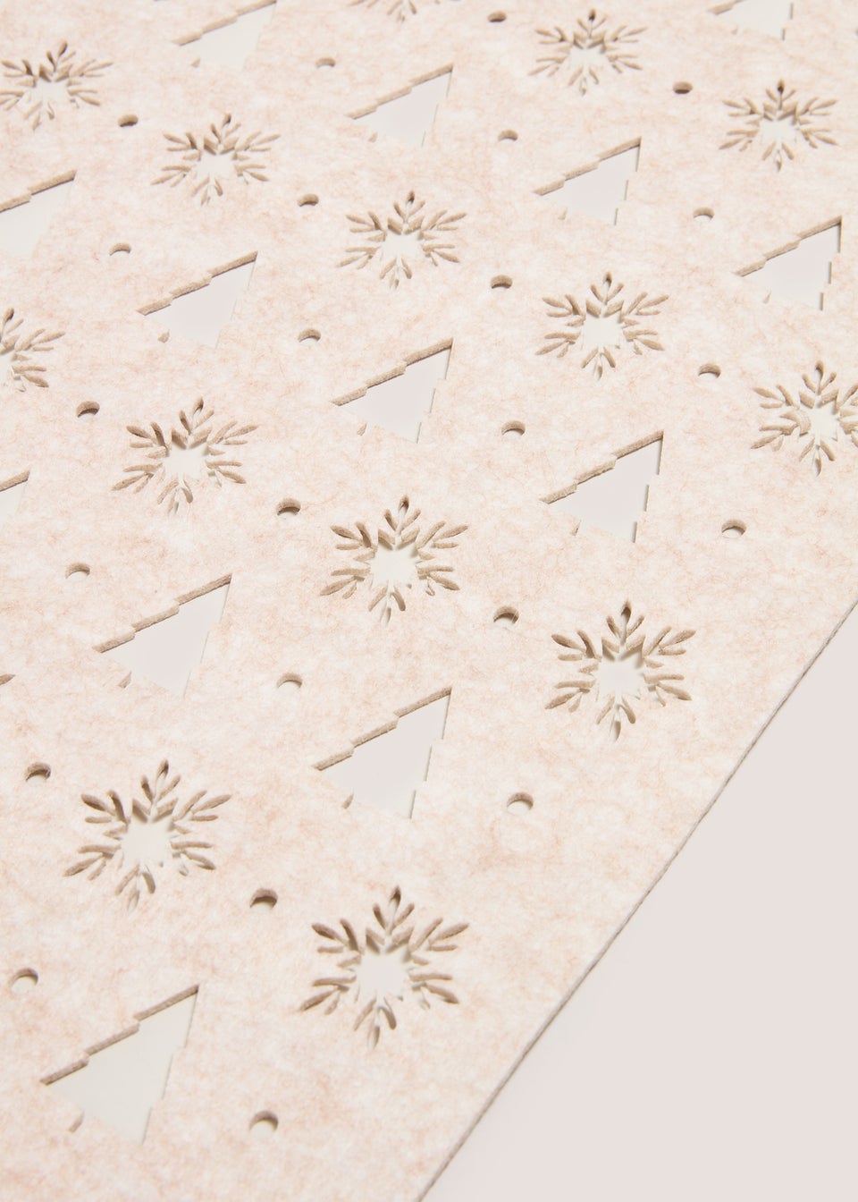Wondrous Cream Felt Runner