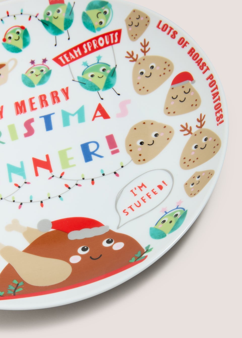 Kids christmas plates 2025