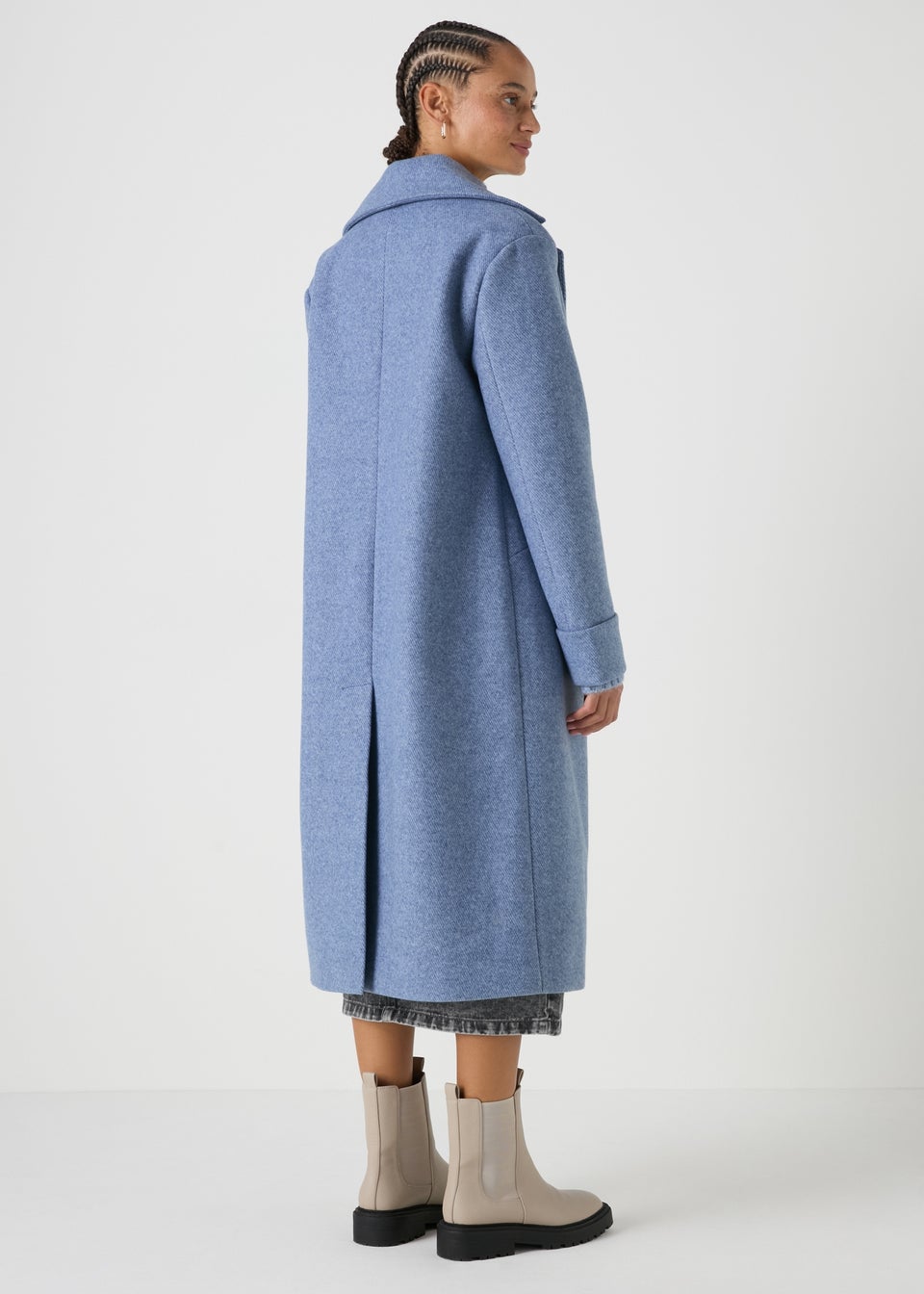 Blue crombie coat discount