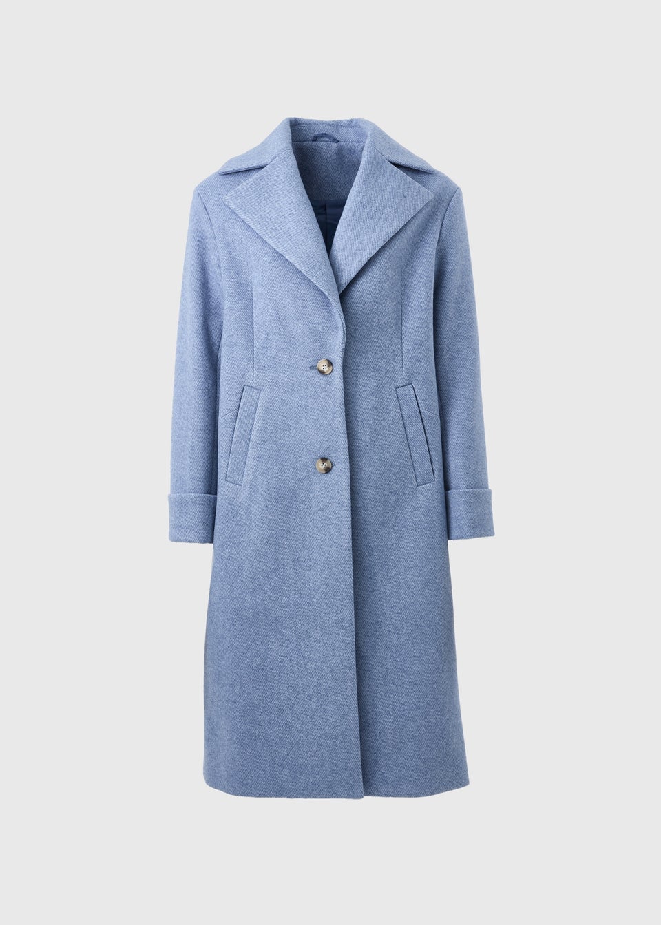 Blue crombie coat sales
