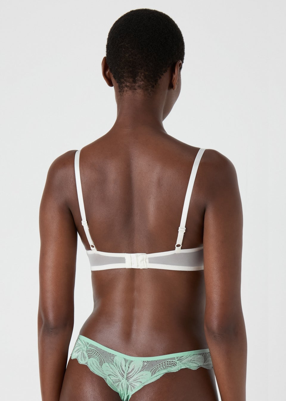 Green Lace Detail Thong