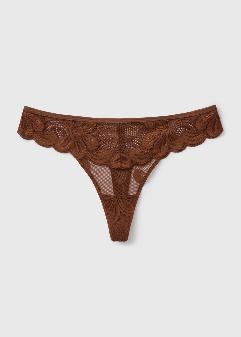 Nude Lace Thong