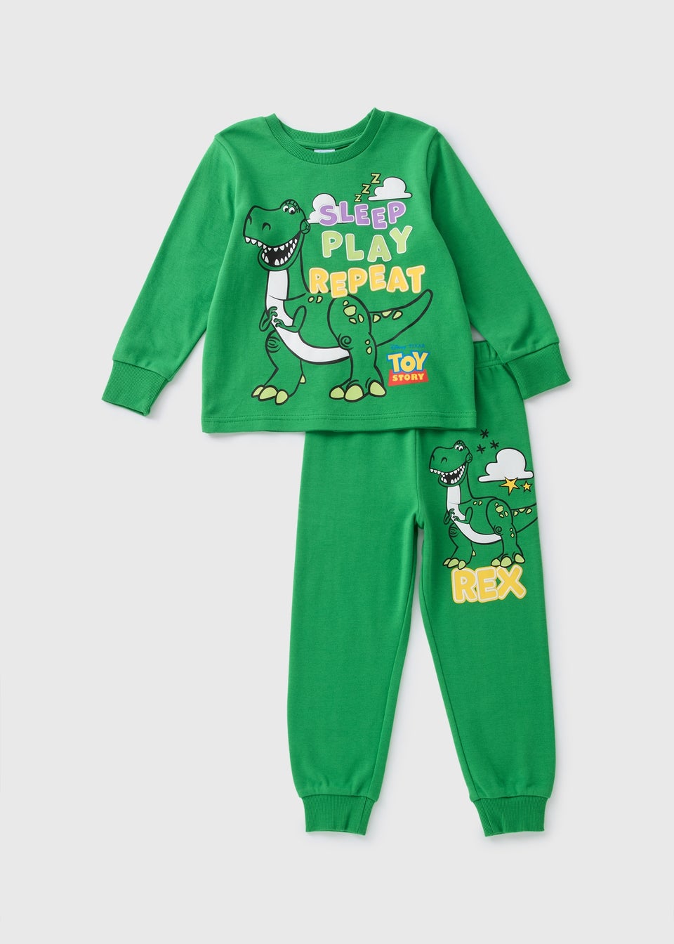 Toy Story Kids Green Rex Pyjama Set 1 7yrs Matalan