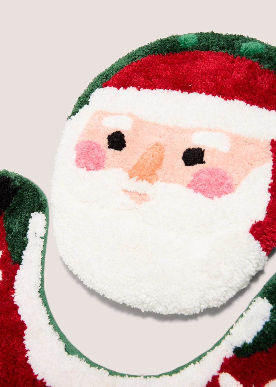 Christmas Santa 2 Piece Mat Set