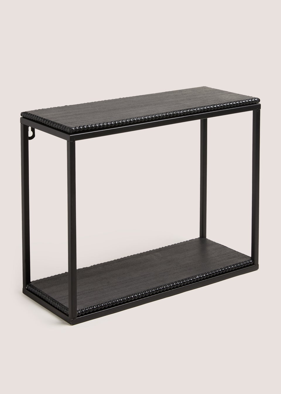 Black Beaded Shelf (15cm x 40cm x 40cm)