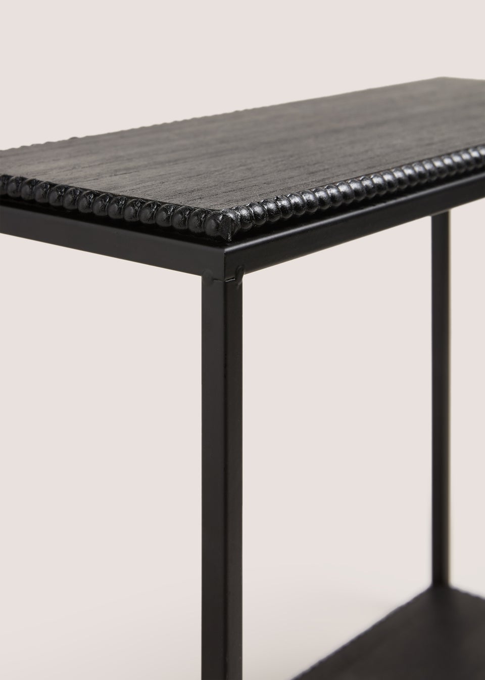 Black Beaded Shelf (15cm x 40cm x 40cm)