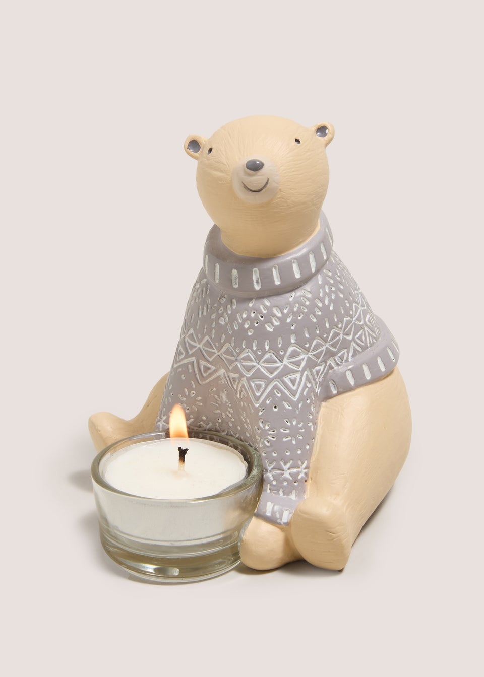 Bear Candle Tealight Holder Matalan
