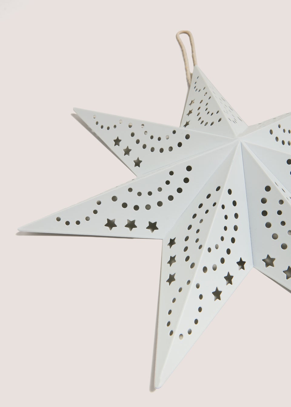 White Large Hanging Star