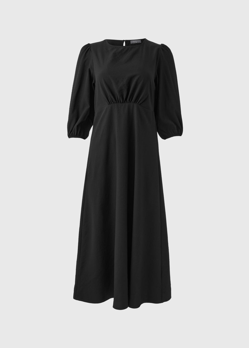 Black Midi Tea Dress