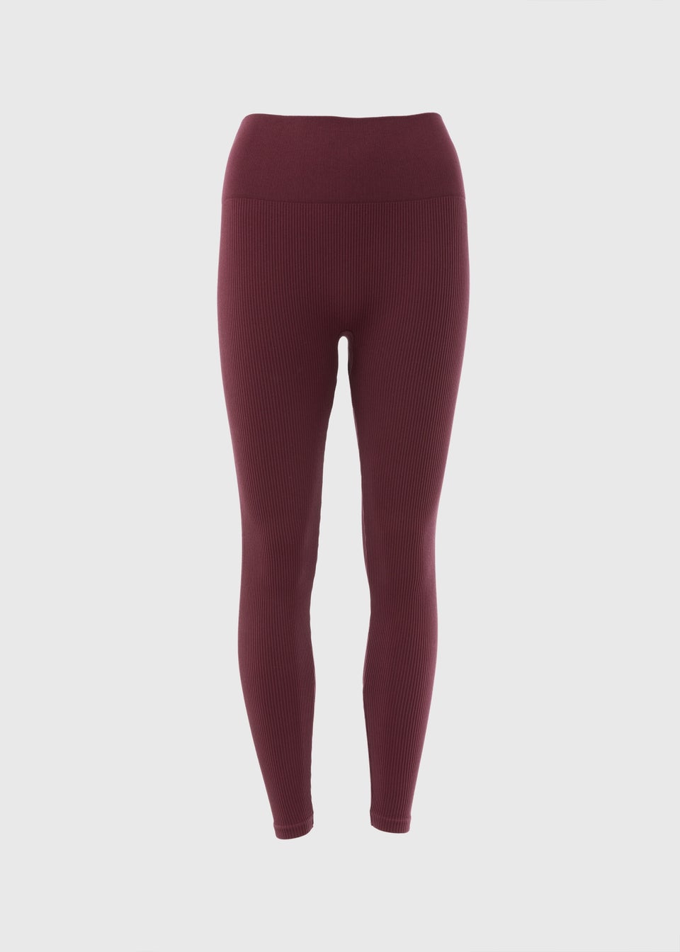 Burgundy Seamless Leggings Matalan