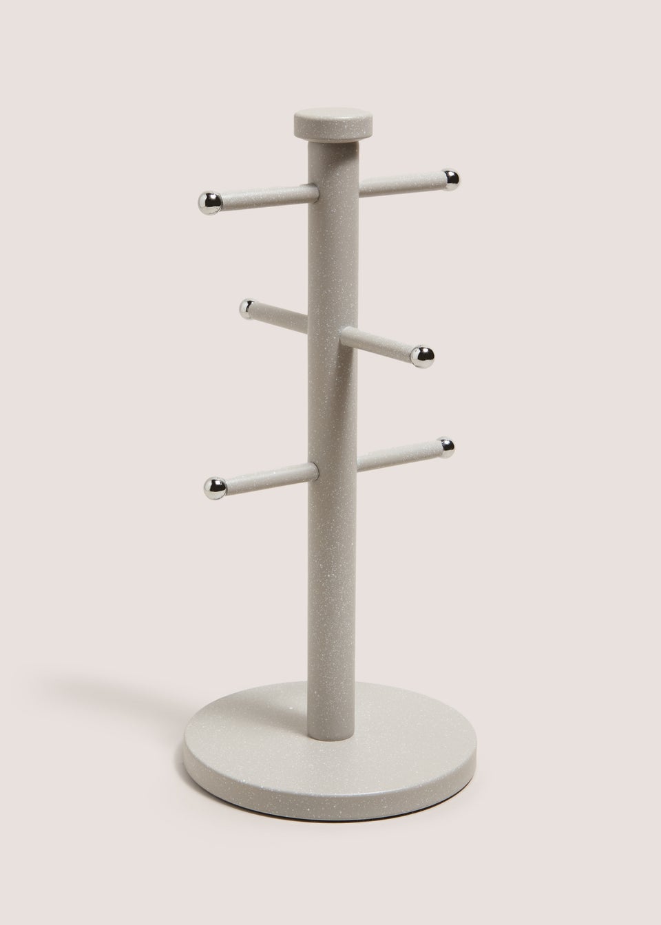 Grey mug tree and kitchen roll holder discount