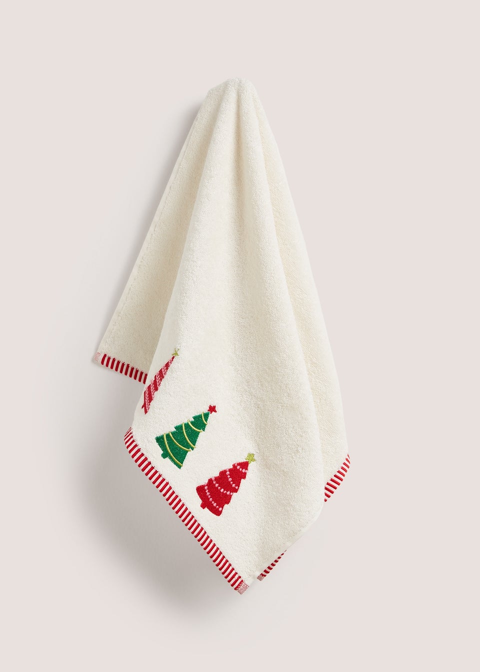 Christmas Tree Hand Towel Matalan