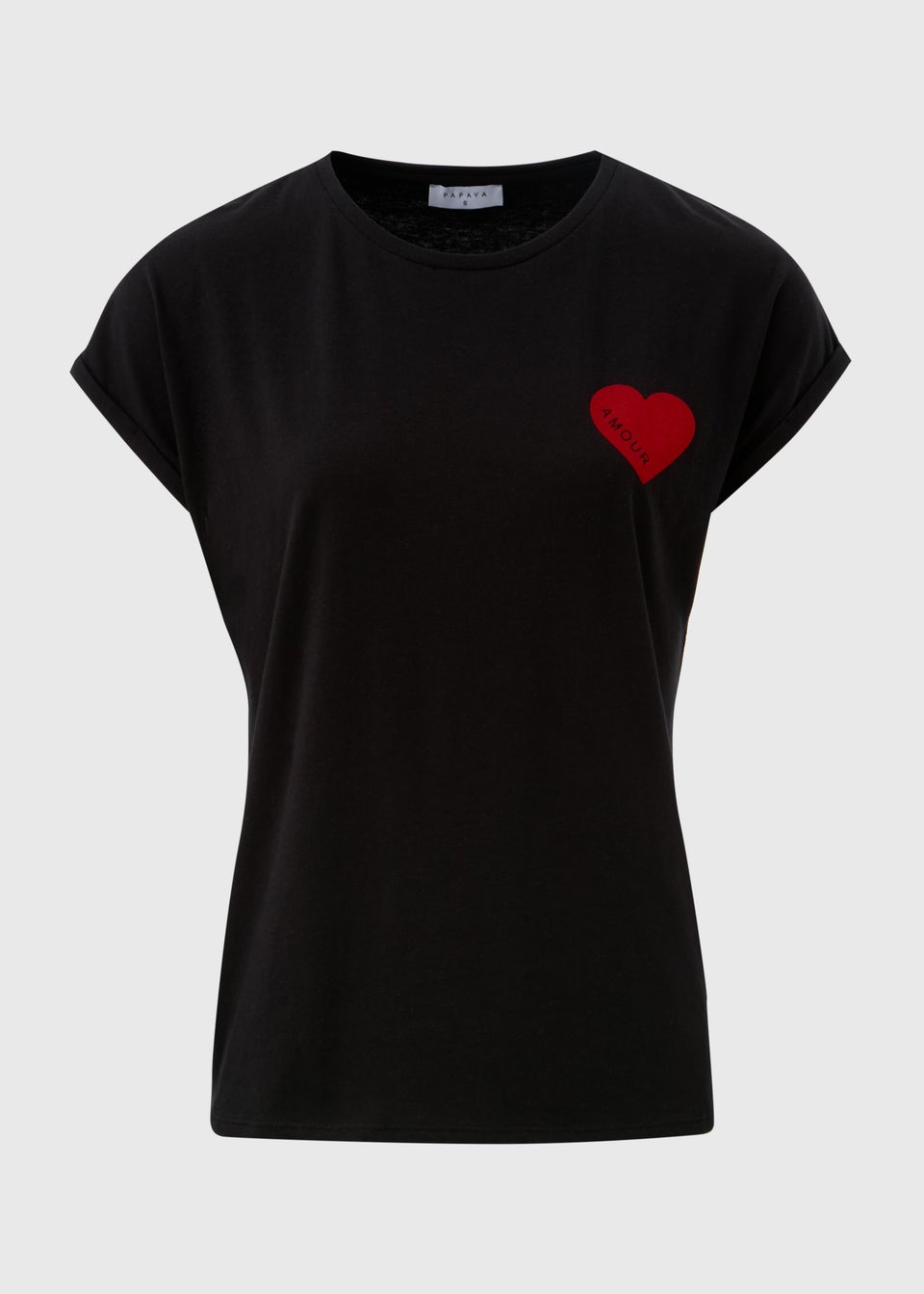 Black Heart Graphic T-Shirt