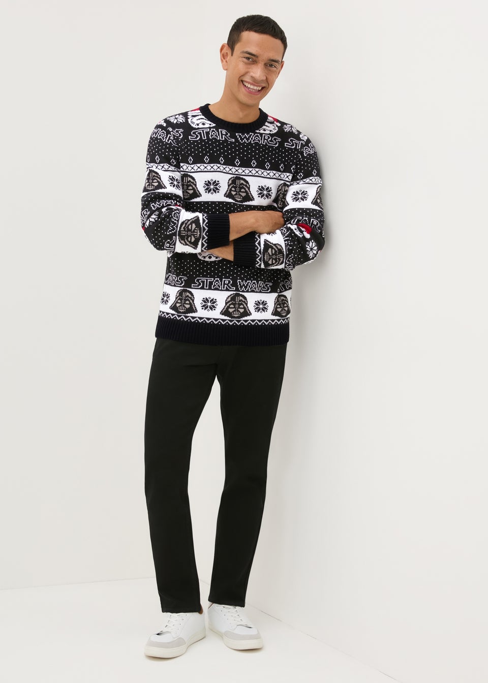 Star Wars Black Christmas Jumper Matalan