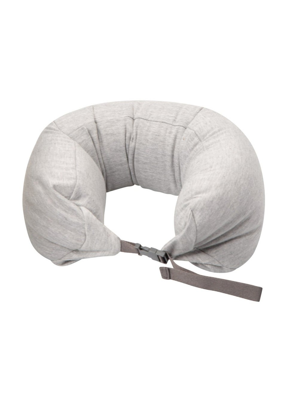 Mountain Warehouse Grey Microbead Jersey Travel Pillow