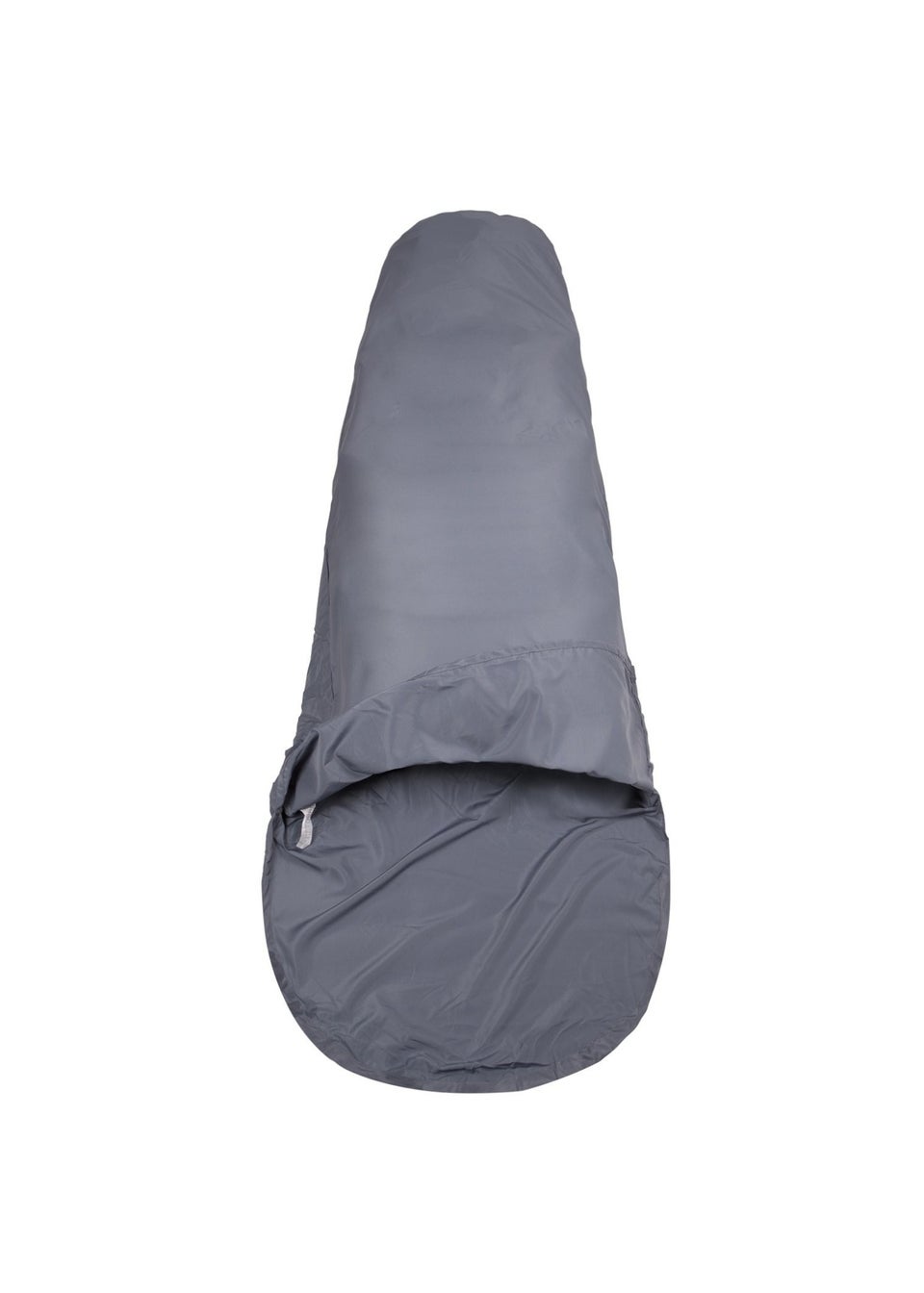 Mountain Warehouse Grey Polycotton Mummy Sleeping Bag Liner