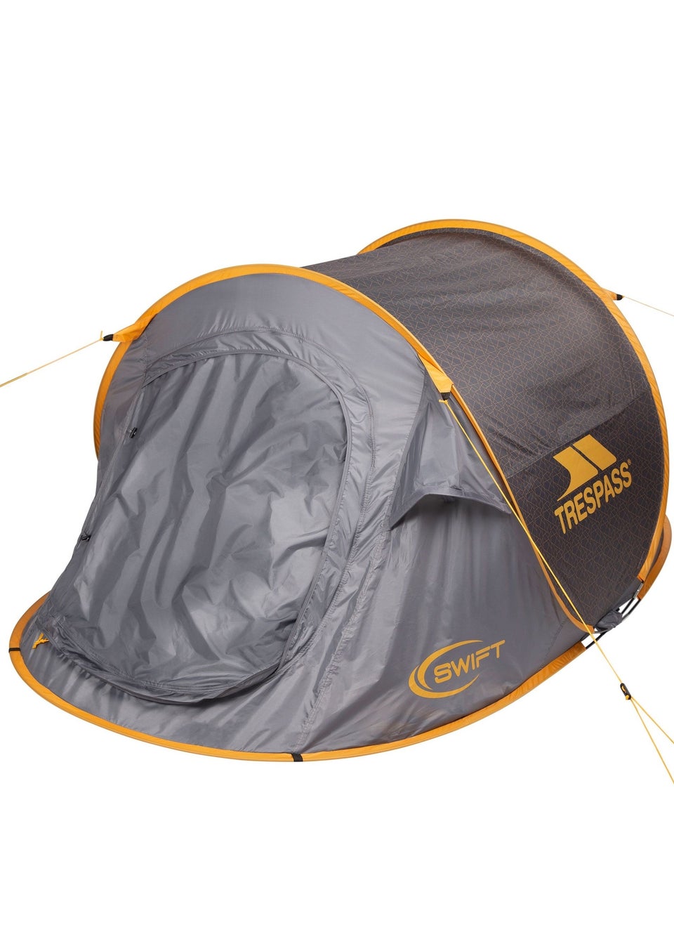Trespass Dark Grey Swift 2 Patterned Pop-Up Tent