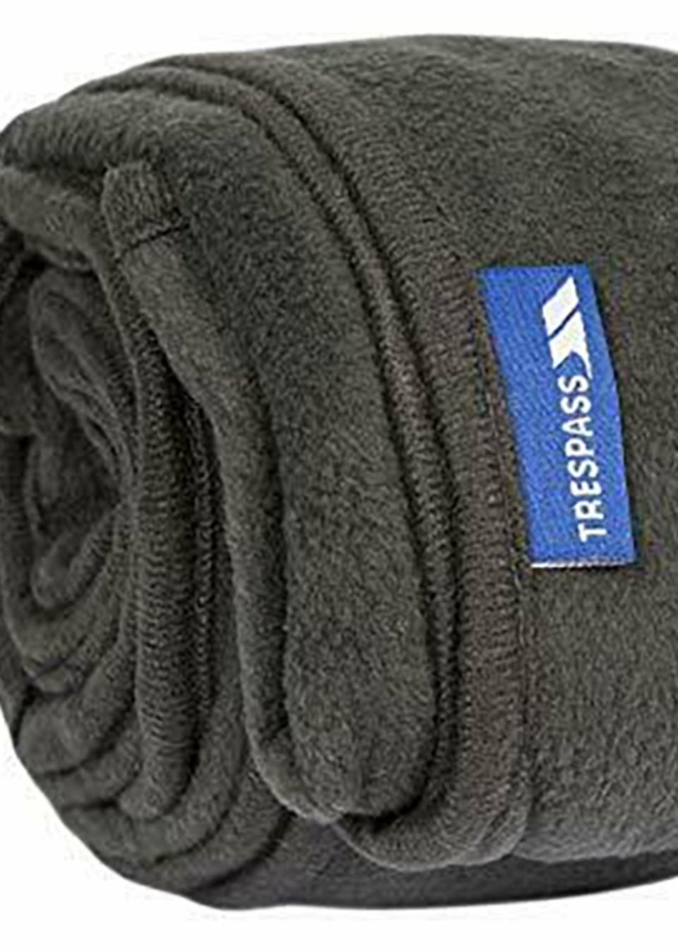 Trespass Charcoal Snuggles Fleece Trail Blanket - ASRTD