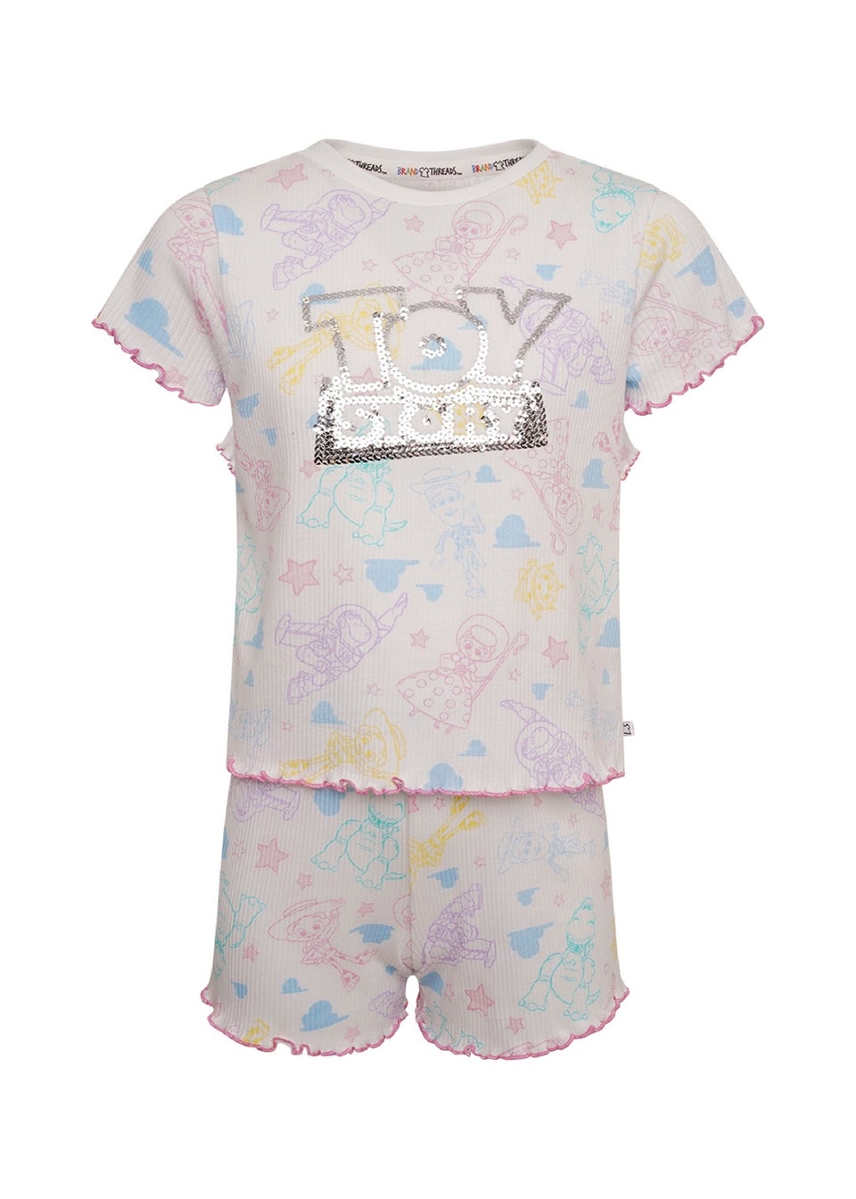 Toy Story Kids White Pyjama Set (4-8 yrs)