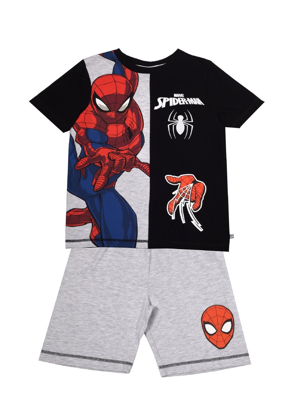 Marvel Boys Black Spiderman Pjyama Set (4-8 yrs)