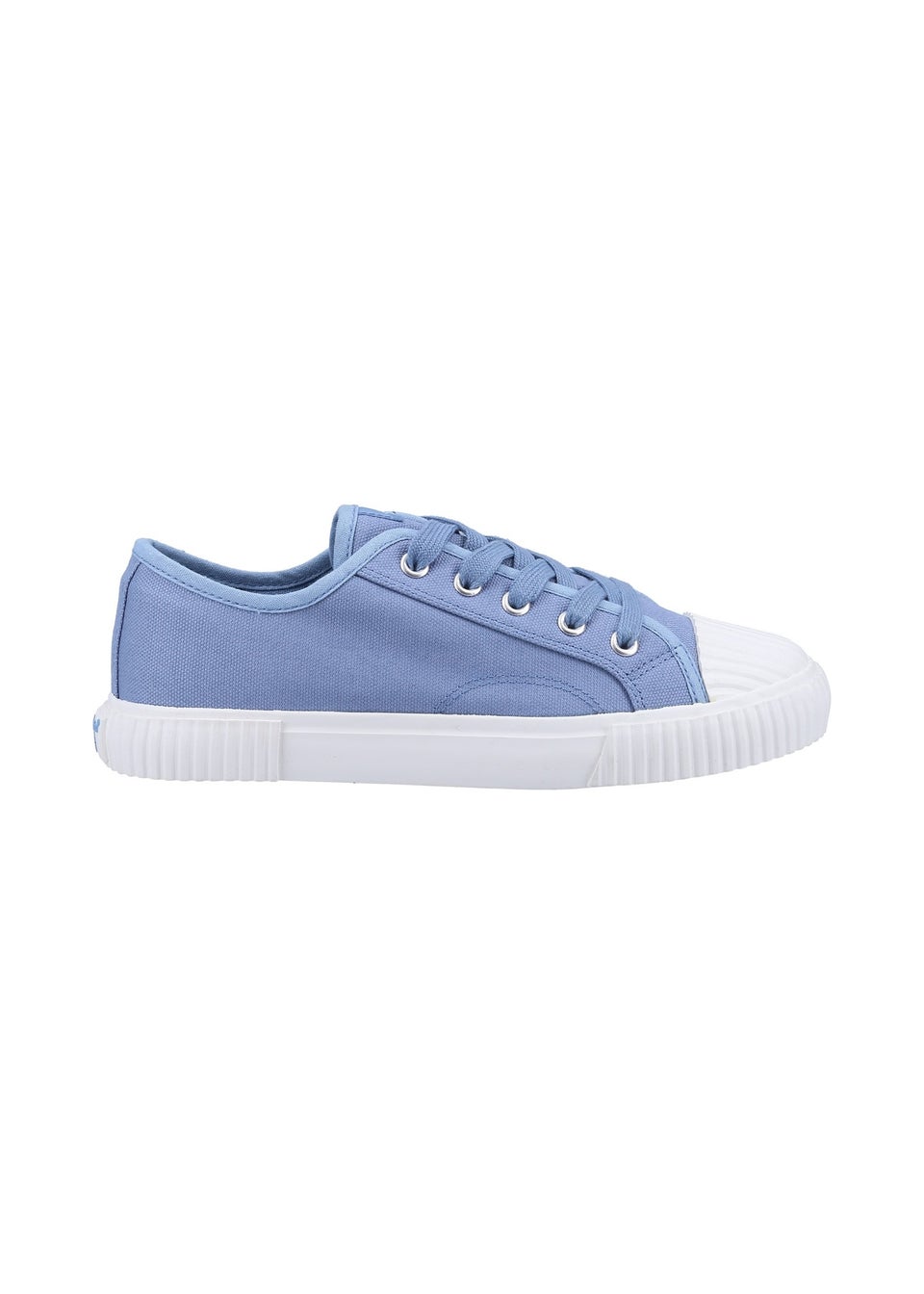 Hush Puppies Blue Brooke Canvas Trainer