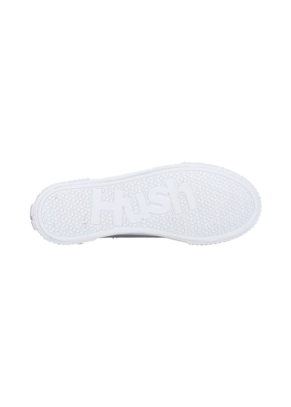 Hush Puppies Grey Brooke Canvas Trainer