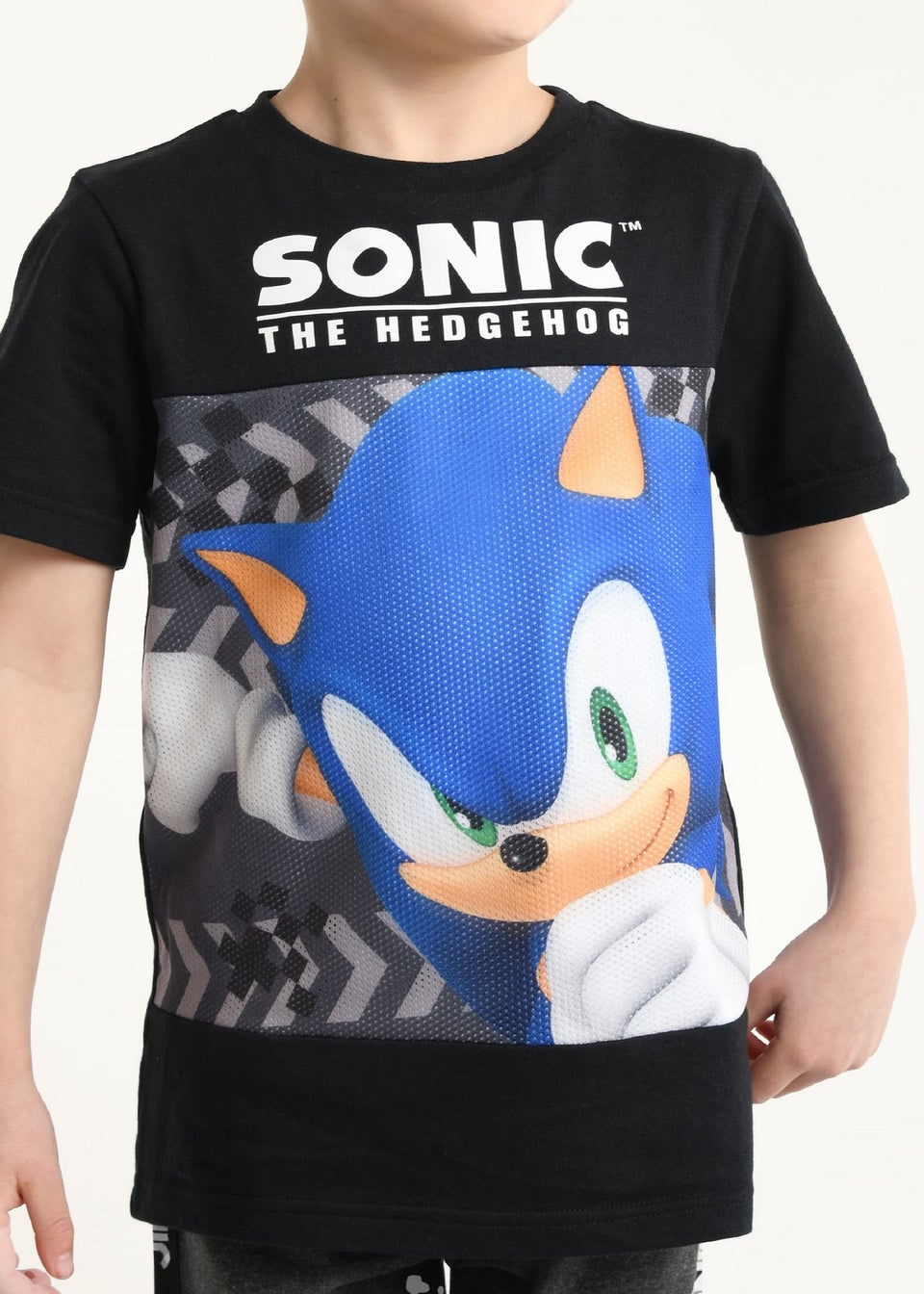 Sonic Boys Black Pyjama Set (4-8 yrs)