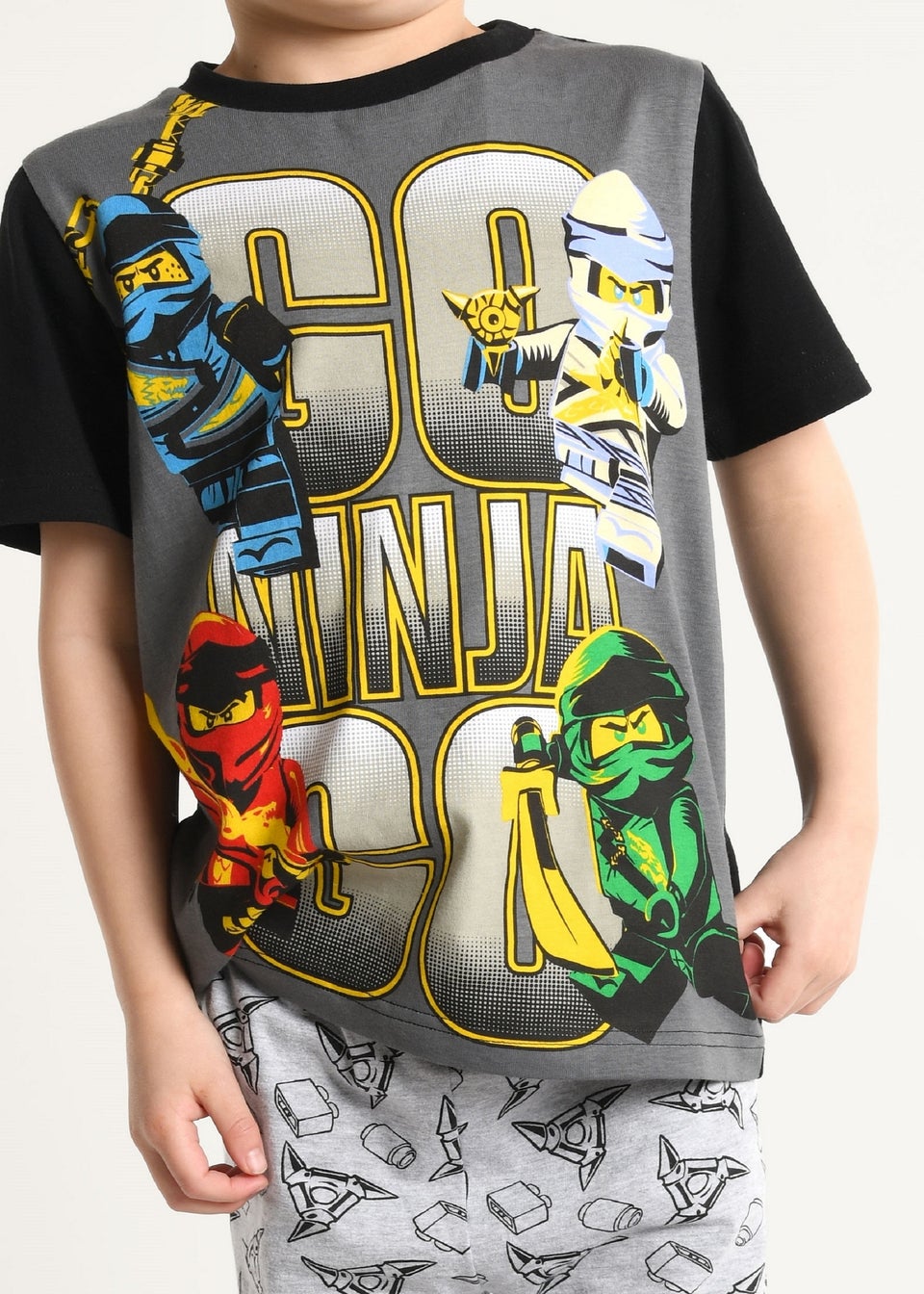 Brand Threads Kids Multicoloured Lego Ninjago Pyjama Set (4-8 yrs)