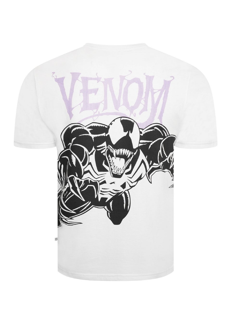Marvel Mens White Venom T-Shirt